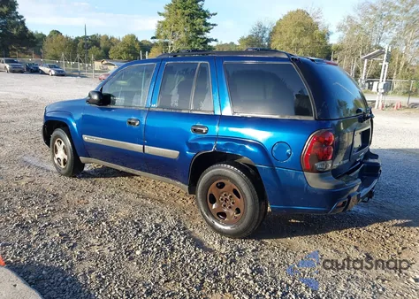 2004 Chevrolet Trailblazer Ls из США, поврежденный, VIN 1GNDS13S642385872